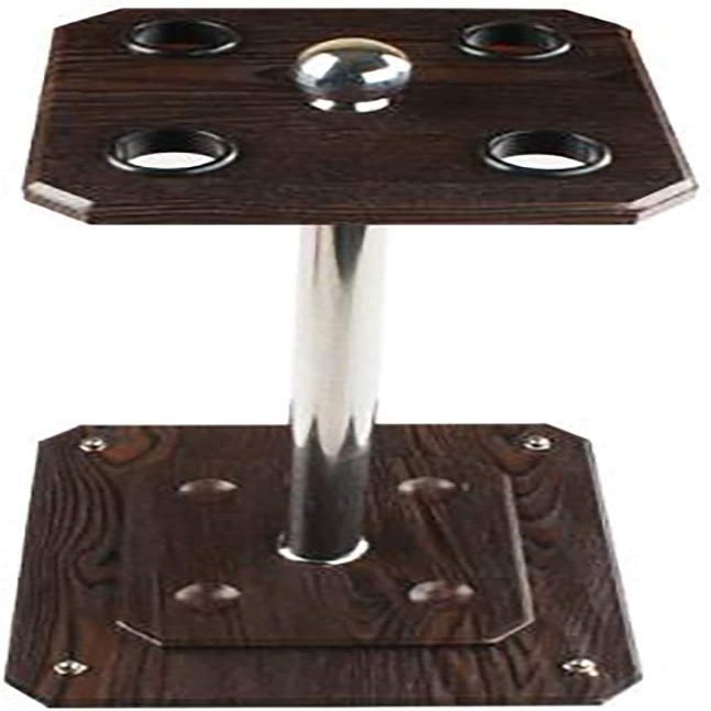 Cue Racks Pool Cue Rack Holder Floor Standing Wooden Pool Cue Rack Cue Rack Holder Holds 4 Cue Sticks WEWYQSJXBXF-211222(Color:Brown)