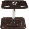 Cue Racks Pool Cue Rack Holder Floor Standing Wooden Pool Cue Rack Cue Rack Holder Holds 4 Cue Sticks WEWYQSJXBXF-211222(Color:Brown) view 1