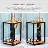 Cue Racks Pool Cue Rack Classic Square Billiard Cue Stand Freestanding Brown Display Stand Holds 8 Cue WEWYQSJXBXF-211222 view 4
