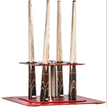 Cue Racks Pool Cue Rack Indoors Small Corner Freestanding Billiard Cue Rack Organizer Red Wood Pool Cue Holder with Rubber Rings WEWYQSJXBXF-211222
