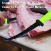 HOWORR Fillet Knife, 7 Inches Professional Filet Knife for Fish, Stainless Steel Blade Fishing Knifes with Sharpener and Cutting Resistant Gloves, Fishing Stuff, Fishing Accessories, Green view 4