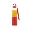 MELIOR 12053-04B Glass Drinking Bottle, Coloured Silicone Sleeve, Screw Cap, 0.5 L view 1