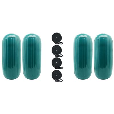 Extreme Max 3006.8515.4 BoatTector HTM Inflatable Fender Value 4-Pack - 10" x 27", Teal