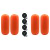 Extreme Max 3006.7729.4 BoatTector HTM Inflatable Fender Value 4-Pack - 8.5" x 20", Neon Orange view 1