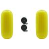 Extreme Max 3006.7718.2 BoatTector HTM Inflatable Fender Value 2-Pack - 6.5" x 15", Neon Yellow view 1