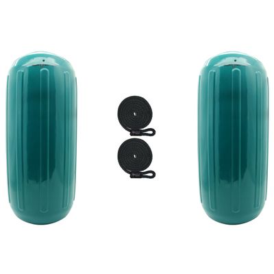 Extreme Max 3006.7727.2 BoatTector HTM Inflatable Fender Value 2-Pack - 8.5" x 20", Teal