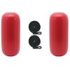 Extreme Max 3006.7462.2 BoatTector HTM Inflatable Fender Value 2-Pack - 6.5" x 15", Bright Red view 1