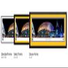 Bridgestone Arena, Home of the Nashville Predators - 42x15.5-inch Single Mat, Select Framed Picture by Blakeway Panoramas view 2
