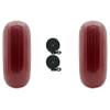 Extreme Max 3006.7724.2 BoatTector HTM Inflatable Fender Value 2-Pack - 6.5" x 15", Cranberry view 1
