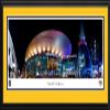 Bridgestone Arena, Home of the Nashville Predators - 44x18-inch Double Mat, Deluxe Framed Picture by Blakeway Panoramas view 1