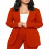 Women's Business Blazer Pant Suit Set for Work 2 Piece Outfits Reda Medium view 3