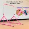 MARFULA Foldable Gymnastic Bar for Kids Ages 3-12, 9 Height Levels, 200 lbs Weight Capacity, 5 Ft Length Gymnastic Kip Bar with Mat, Gymnastic Equipment for Home and Gym Center Indoor Outdoor Use view 2