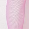 Agoky Women Sexy Pantyhose Tights Mesh Stockings Crotch Opening Stretchy Fishnet Socks Footwear Pink One Size view 4