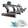 5 Tube Adjustable Fishing Rod Holder, Stainless Steel Clamp Fishing Rocket Launcher for Boat Marine Tool Adjustment Angle view 1