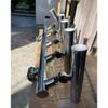 5 Tube Adjustable Fishing Rod Holder, Stainless Steel Clamp Fishing Rocket Launcher for Boat Marine Tool Adjustment Angle view 4