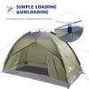 Arctic Lemmings Single Backpack Tent, Waterproof Camping and Hiking Tent can be Used by One Person, Light and Durable (Army Green) view 4