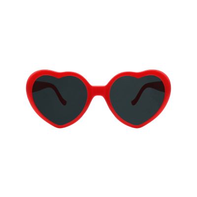 MIDEJACY Heart Shaped Sunglasses For Women,Trendy Heart Glasses Cute Retro Sun Glasses Taylor Cupid Party