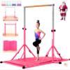 MARFULA Foldable Gymnastics Bar with Mat 8 Ft Length with 4 Ft Width Kip Bar with Mat Gymnastics Horizontal Bar with Mat Gymnastics Training Bar Equipmen for Kids Exercise Home and Gym Club Use view 1