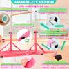 MARFULA Foldable Gymnastics Bar with Mat 8 Ft Length with 4 Ft Width Kip Bar with Mat Gymnastics Horizontal Bar with Mat Gymnastics Training Bar Equipmen for Kids Exercise Home and Gym Club Use view 4