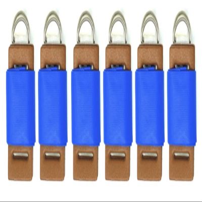 Merz67 LLC Lot 6 of Flag Football 60inch Belts with 2 Flags (Blue) (6FlagSet)