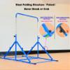 MARFULA Foldable Gymnastic Bar for Kids Ages 3-12, 9 Height Levels, 200 lbs Weight Capacity, 5 Ft Length Gymnastic Kip Bar with Mat, Gymnastic Equipment for Home and Gym Center Indoor Outdoor Use view 2