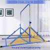 MARFULA Foldable Gymnastic Bar for Kids Ages 3-12, 9 Height Levels, 200 lbs Weight Capacity, 5 Ft Length Gymnastic Kip Bar with Mat, Gymnastic Equipment for Home and Gym Center Indoor Outdoor Use view 3