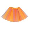 Toddler Kids Girls Tutu Skirt Toddler Girls 3 Layer Tulle Multicolor Princess Ballet Party Dress Age 2-8 Years Old (Orange, One Size) view 1