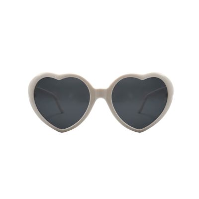 MIDEJACY Heart Shaped Sunglasses For Women,Trendy Heart Glasses Cute Retro Sun Glasses Taylor Cupid Party