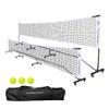 Progoal Badminton Pickleball Net System with Universal Wheel,Movable Steady Metal Frame,Strong Nylon Net and Carrying Bag,22 Feet Portable Height Adjustable Net for Pickleball and Other Games view 1