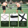 Progoal Badminton Pickleball Net System with Universal Wheel,Movable Steady Metal Frame,Strong Nylon Net and Carrying Bag,22 Feet Portable Height Adjustable Net for Pickleball and Other Games view 3