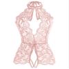 Ababoon Women One Piece Lingerie Lace Sexy Baby Dolls Teddy Sleepwear (Rose, Large) view 1