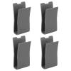 4pcs Magazine Pouch Insert Set Clip M4 AK 5.56 7.62 Mag Pouch Carrier Clip Tactical Hunting CS Shooting Military Accessory Equipment view 1