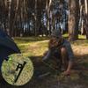 8 Pack Tent Stakes Heavy Duty Metal Tent Pegs for Camping Steel Tent Stakes 16 inch Unbreakable and Inflexible view 3