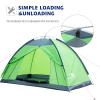 Arctic Lemmings Single Backpack Tent, Waterproof Camping and Hiking Tent can be Used by One Person, Light and Durable (Grass Green) view 4