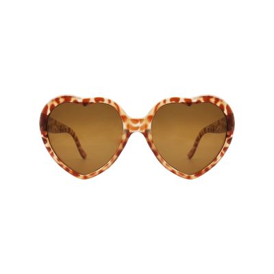 MIDEJACY Heart Shaped Sunglasses For Women,Trendy Heart Glasses Cute Retro Sun Glasses Taylor Cupid Party