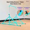 MARFULA Foldable Gymnastic Bar for Kids Ages 3-12, 9 Height Levels, 200 lbs Weight Capacity, 5 Ft Length Gymnastic Kip Bar with Mat, Gymnastic Equipment for Home and Gym Center Indoor Outdoor Use view 2