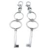 10 Pieces Keyring Keychain Wholesale Suppliers Jewelry Lobster Clasps RM5D4X Fake Skeleton Key