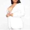 Women's Business Blazer Pant Suit Set for Work 2 Piece Outfits White Large view 4