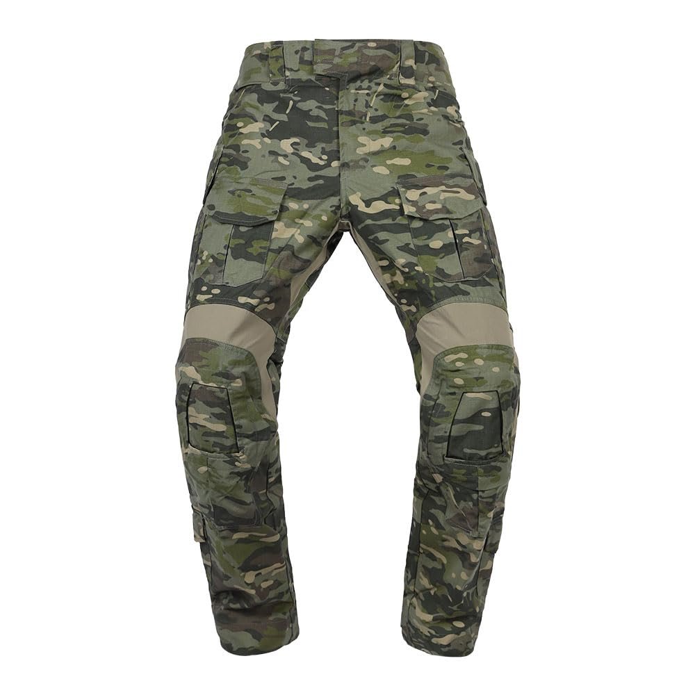 EMERSONGEAR G3 Tactical Pants,Ripstop Cargo Pants for Men Camo Army Training Hiking Hunting Camping Fishing Available