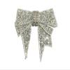 2 PCS DIY Handmade Bow Rhinestone Shoes Bag Package Decoration Charms(No Clips on The Back) (White) view 1