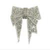 2 PCS DIY Handmade Bow Rhinestone Shoes Bag Package Decoration Charms(No Clips on The Back) (White) view 2