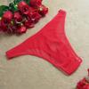 Saohuo Men Front Hole Underwear Sexy Passion Perspective Underpant Athletic Supporter Briefs Bikini Comfortable Well fitting Red view 3