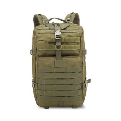 MOMEITU 50L Large Capacity Men Army Military Tactical Backpack 3P Softback Outdoor Waterproof Bug Rucksack Hiking Camping Hunting Bags(Green)