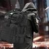 MOMEITU 50L Large Capacity Men Army Military Tactical Backpack 3P Softback Outdoor Waterproof Bug Rucksack Hiking Camping Hunting Bags(Black) view 4