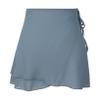 ACSUSS Womens Adult Sheer Wrap Ballet Skirt Tie Waist Chiffon Dance Skate Skirts Dancewear Gray Medium view 2