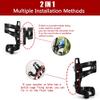 GLDYTIMES Scooter Cup Holder, Bike Bottle Holder 360 Degrees Rotation, Anti-Slip Fast Dismounting Accessories Cup Drink Holder Suitable for Electric Scooter Wheelchair Electric Motorcycle view 2