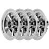 HANGKUNNEE Golf Cart Accessories Wheel Covers Hub Caps for Yamaha/Club CAR/EZ-GO Par Car 8" (Set of 4) (Silver) view 2
