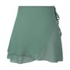 ACSUSS Womens Adult Sheer Wrap Ballet Skirt Tie Waist Chiffon Dance Skate Skirts Dancewear Green Medium view 2