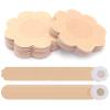 Brozigo 80PCS Nipple Cover 80PCS Pasties Nipple Covers for Woman 40 Pairs Self-adhesive Breast Petals for Summer Dress view 1