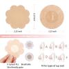 Brozigo 80PCS Nipple Cover 80PCS Pasties Nipple Covers for Woman 40 Pairs Self-adhesive Breast Petals for Summer Dress view 3